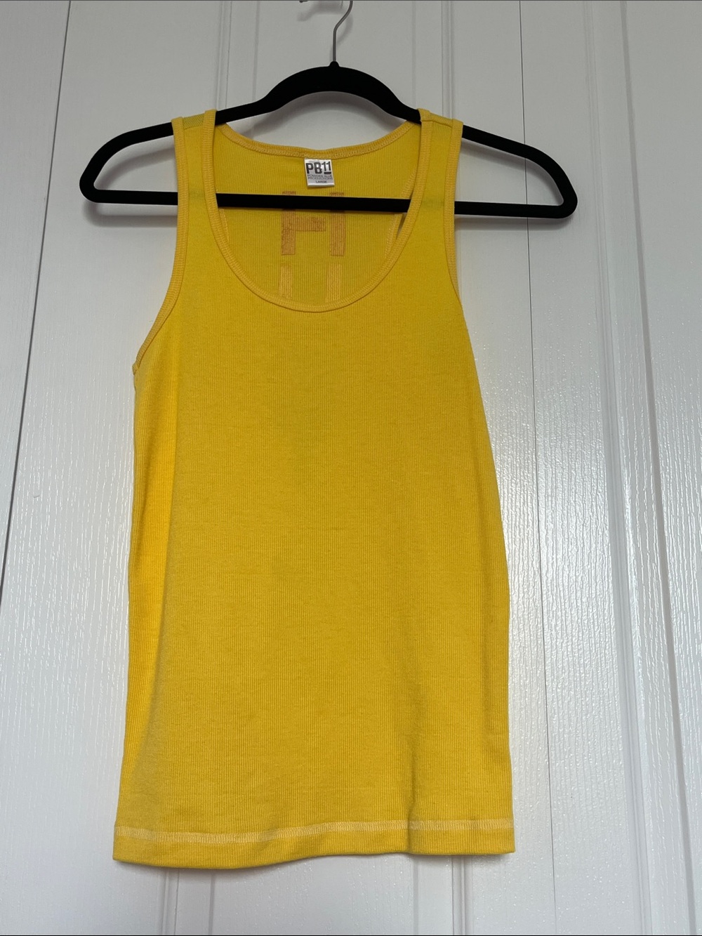 Powder Blue Productions Yellow HUSTLE Tank Top